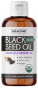 US DA Organic Black Cumin Seed Oil Liquid (8 fl oz) Premium Cold- Menekan Nigella Sativa Memproduksi Murni - antioksidant Supplemen - Vegan, Gluten- Free, & NON-GMO (Tidak ada Pil atau Kapsul)