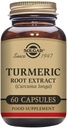 Solgar Standardized Turmeric Root Extract 400 mg, 60 Vegetable Capsules - Antioksidant Support for Brain, Joint, & Imune Health - Nun-GMO, Vegan, Gluten Free, Dairy Free, Kosher - 60 Servis