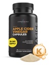 Livingood Daily Apple Cider Vinegar Capsules with The Mother (1500mg) - ACV Pil dengan Progories & Potasium untuk Perempuan & Pria - Mendukung Kesehatan Gut, Ditraffic, Appetite & Weight - Vegan, 90 Kapsul