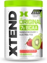 Xtend Natural Zero BCAA Powder Strawberry Kiwi Splash 124; Free of Artificial Sweeteners, Flavors, and Chemical Dyes 124; Post Workout Drino Acids 124; 7g BCAAs 124; 25 Pegawai