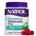 Natrol 10 mg Melonatin Gummies, Time Rilis Sleep Gummies untuk Dewasa, Minimalkan Wake Ups, Strawberry- Flavored, 55 Count, 55 Hari Suppply
