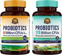 Vitalitown Probiotic Bundle (Pack of 2) Provinsi 124; 60 Milyar CFUs (Item 1) & Progorida 120 Miliar CFUs (Item 2) Shelf Stable 124; Digetice & Imune Kesehatan 124; 30 Hari Persediaan Hari