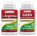 Terbaik: L- Arginine 1000 mg & GABA Suplemen 750mg