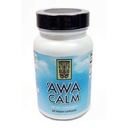 'Awa Calm Kapsules - Kawa-Based Herbal Supplement dengan 30% Kavaliqual, Akar Calamus, Passion Flower, Lemon Balm & Hops (120 Kapsul)