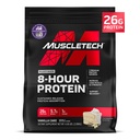MuscleTech Platinum 8- Hour Protein Powder - 7 Premium Protein Sumber dengan Whey & Casein Protein untuk Induksi Otot Lean, Kekuatan & Peningkatan - Kue Vanilla, 50 Servis