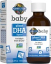Garden of Life Baby DHA Drops, 600mg Omega 3 DHA Vegan for Baby 's Brain & Eyes from Vegetarian FriendPlant Based Source (No Fish Oil) for Baby & Toddlers, 37.5 mL (1.26 fl oz) Liquid