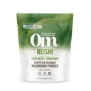 Om Mushroom Superfood Reishi Organic Mushroom Powder, 100 Serbu, Poader Adaptogen Organik untuk Bantuan Stress dan Kesehatan Imune