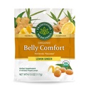 Obat Tradisional, Organic Belly Comfort Lozenges Lemon Ginger, Relieves Nausea, 30 Individually Wrapped Lozenges