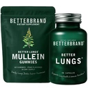 Better brand Health Pack - BetterLungs & Mullein Gummies - Complete Respirate Wellness Pack: BetterLungs & Mullein Gummies - 30 Day Suppply