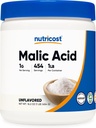 Nutricost Malic Acid Powder 1LB - Gluten Free, Non- GMO (454 Grams)