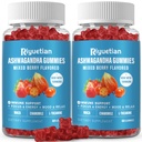 Aswagandha Gummies for Women & Men - Support Imune & Increased Energy - Ashwagandha Suplemen Pria & Women - Natural Strawberry Flavor (120 Count)