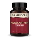 Dr. Mercola Organik Astaxanthin - 12 mg Astaxanthin - powerful Antioxidant - Organic Mikroalgae Extract - Non-GMO, Gluten- Free & Soy- Free - 30 Capsules (30 Pelayan)