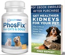 FosFix for Cats & Dogs: Posfor Binder for Cats & Dogs untuk mendukung Levels Normal dan Ginjal Fungsi, Chitosan untuk Mengembalikan Kesehatan Ginjal. Tambahan Renal Khusus