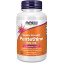 Suplemen NOW Foods, Pantethy (Koenzim A Prekursi) 600 mg, Kekuatan Ganda, Kesehatan Kardiovaskular *, 60 Softgels