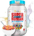 ALPHA LION Superhuman Whey Protein Powder, Great Tasting Pure Isolate, Low Carb, Sugar, No Bloat Post Workout, Muscle Recovery & Growth (28 Sereal Anabolic) 31.2175 Ounce
