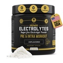 HRDWRK - Electrolytes Powder Keto Hydration Sugar Free dengan Magnesium, Potasium dan Sodium - 100 Serisings 124; Boost Endurance dan Mengurangi Fatigue dengan Suplemen Elektrolytes ini