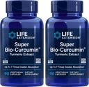 Extension Super Bio- Curcumin Turmeric Extract 400mg, 90 Veg Caps (Paket 2) - Vegetarian Capsule - Non-GMO - Sangat Absorbable