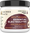 Keto Electrolite Powder & Hydration Supplemen 124; 10000mg Potasium & Sodium, 150mg Magnesium Magnesium 124; No Sugar & Atheria, sweeed with Monk Fruit Only 124; Natural Raspberry Lemon (30 Pelayan)