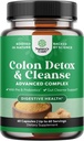 Herbal Colon Cleanse for Women & Men - 15 Day Gut Cleanse Detox for Women & Men with Senna Leaf Cascara Sagarda & Psyllium Husk for Fasting Acting Relief - 3rd Party Tested Mained made in the USA - 60 Count