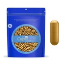 Capsuline Ukuran 0 - Warna Emas Kosong Gelatin Capsules - 1000 Cacah - Kosong Gel Pill Capsules - DIY Pure Bovine Capsule Filling - Kosong Caps - Kosher dan Halal Bersertifikat
