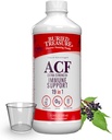 Dubur ACF Ekstra Dukungan Imune, 16oz. dengan Dose Cup, Vitamin dan Herbs, Dietary Immunity Boost Suplemen