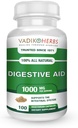 Sertifikasi Vadik Herbs Digetical Aid Herbal Dietary Supplemen 124; Dukungan untuk Sistem Intestinal, Probut Fungsi Bowel Normal (1 Pack)