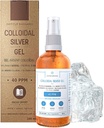 Pure Colloidal Silver Gel 40 PPM = 100% Natural and only 3 Ingregents Optimal Texture and Absoragtion (Better Than Creams) Averor Glass dan Ultra- Prectical Pompa Ebook disertakan Avitut Katharos