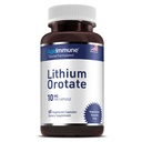 Lithium Orotasi Tambahan 10mg, 60 Vegetarian Capsules. Support Memory and Emotional Wellness. Magnesium Stearate Free Suplemen. (1)
