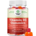 Nature Craft Cramin D3 Gummies for Daily Wellness - Delicious Vitamin D Gummies for Adules with D3 2000IU per Serving Bone Muscle & Imune Support - Non-GMO Gelatin & Gluten Free (60 Day Suppply)