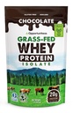Opportuniteas Grass Fed Chocolate Whey Protein Isolate Powder - 20g Protein Powder Without Articial Sweeteners, Hormone- Free Happy Cows, Non GMO - 1lb