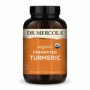 Dr. Mercola Organik Fermentasi Turmeric - 370 mg Fermented Turmeric - High- Bioavability Curcuminoids - USDA Organik, Non-GMO, Gluten- Free & Soy- 180 Capsules (90 Pelayan)