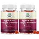Apple Cider Vinegar Gummies with the Mother- Natural Energy Suplement ACV Gummies with Mother for Body Cleanse Immune Support and Gut Health-Delicious Gummy ACV Suplemen Beet Root 2 pack