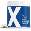 X - The Ultimate Brain Performance Enhancer - Kasule Suplemen Otak Paling Kuat Dunia - Increase Focus, Energi, Konsentrasi, Produktivitas - Dibajak oleh Science - Nootropic Stack