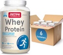 Jarrow Formula Whey Protein dengan 18g bubuk Protein, 3.8g BCAAs, dan Glutamine, suplemen Dietary untuk Fungsi Muscle & Recovery Dupder, 32 oz Powder Unflashing, kurang lebih 38 Day Supply, 6 Packs