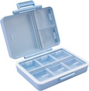 Travel Pill Organizer Case Pocket Container, 9 Comments Daily Pill Case for Vitamin / Fish Oil / Supports Hoder Container Blue