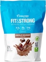 Faktor Nuclection Advance Evolusi & Strong - Pure Whey Protein Powder dengan BCAA, 100% Grass- Fed, Quick Absorbing dan Quast Digesting for Optimal Muscle Recovery, Natural Flavor - 2 Pounds (Coklat)