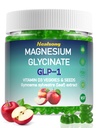 Magnesium Glycinate Gummies 400mg Suplemen dengan Magnesium Malate & Tadrate 124; Vitamin D3 Spinach 124; Kale 124; Broccoli