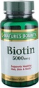 Nature 's Bounty Super Potency Biotin 5000mcg - 72 softgels (Paket 2)