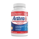 U. S. Doctoral Arthro8 - Doctor- Formulated Joint Suppplement + Hyaluronic Acid + Turmeric & Collagen for Fleksibility, Mobility, & Strong Cartilage - 60 Kapsul - 15 / 30- Day Suppply