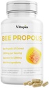 Bee Propolis Extract Capsules 1000mg Suplement for Imune Support, Vitalitas, Skin Health - Veniphenos, Flavanoid, Antioksidants - 120 Count, Non-GMO, Gluten- Free