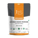 Hanya Jaivik 100% Powder Root Organic Licorice - 227 gma / 0.5 Ibhi Mulhi 124; Glycyrrhiza Glabra / Yastimadu 124; May Enhance Gut, Respitory & Digetical Wellness 124; USDA Organic Cerdened Herb