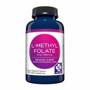 MD Life L-Methylfolat 1 mg Suplemen - Professional- Advanced L Methylfolat Aktif - 90 Capsules - L- Methylfolat 1mg - Maksimum Potensi MTHFR W / Estox Acids