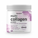 Multi Collagen Powder 600g - 5 Types (I, II, III, V, X) Grass- Fed & Pasture- Raised Protein 12.4; dengan Biotin 5000mcg, Vitamin C & Hyaluronic Acid 124; Keto, Paleo, Unsagraned (54 pelayan)