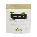 Protein Powder Vanilla Bean - 20g Vegan, Plant-Based Protein Mix - Non-GMO, None-Dairy, Gluten- Free - 3.5g BCAAs - 9 Estile Amino Accids - 15-Day Suppply - 1 Bag, 15