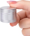 Kotak Pil Kecil untuk Pocket Purse - Kasus Pil Metal Daily Portable Pill Container Medicine Organzer untuk Pil / Vitamin / Minyak Ikan / Suplemen, Kotak Pil