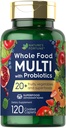 Nature 's Fortune Whole Food Multivitamin dengan Progories 124; 120 Caplet Coated 124; Dibuat dengan 20 Fruits and Vegetable 124; Non-GMO & Gluten Free Supplemen