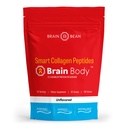 Brain Body Collagen Peptides Powder - Vital Protein & Collagen Suplement for Women & Men - Hydrolyzed Type I & III for Hair, Skin, Nails & Joint Health - 30 Servings - Unflashing - 678g