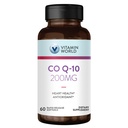 Vitamin World CoQ10 200 mg Softgels, Coenzim Q10 Suplemen untuk Dukungan Antioksidant, Produksi Kesehatan Jantung & Energi, Gluten Bebas, 60 Rapid Lepaskan Softgels