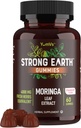 Bumi Kuat - Moringa gummies 400mg - Super Food Greens Suplement for Energy Boost - Natural Multi Vitamin Moringa Oleafera Extract Gummy, 60 Ct