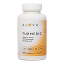 Alaya Suplemen Kurcumin Turmeric dengan BioPerine - 750mg Per Serving, 95% Kurcumin Extract Turmeric Capsules untuk Comfort, Mobility & Absorpsi - Non-GMO, Vegan, Lab Tested